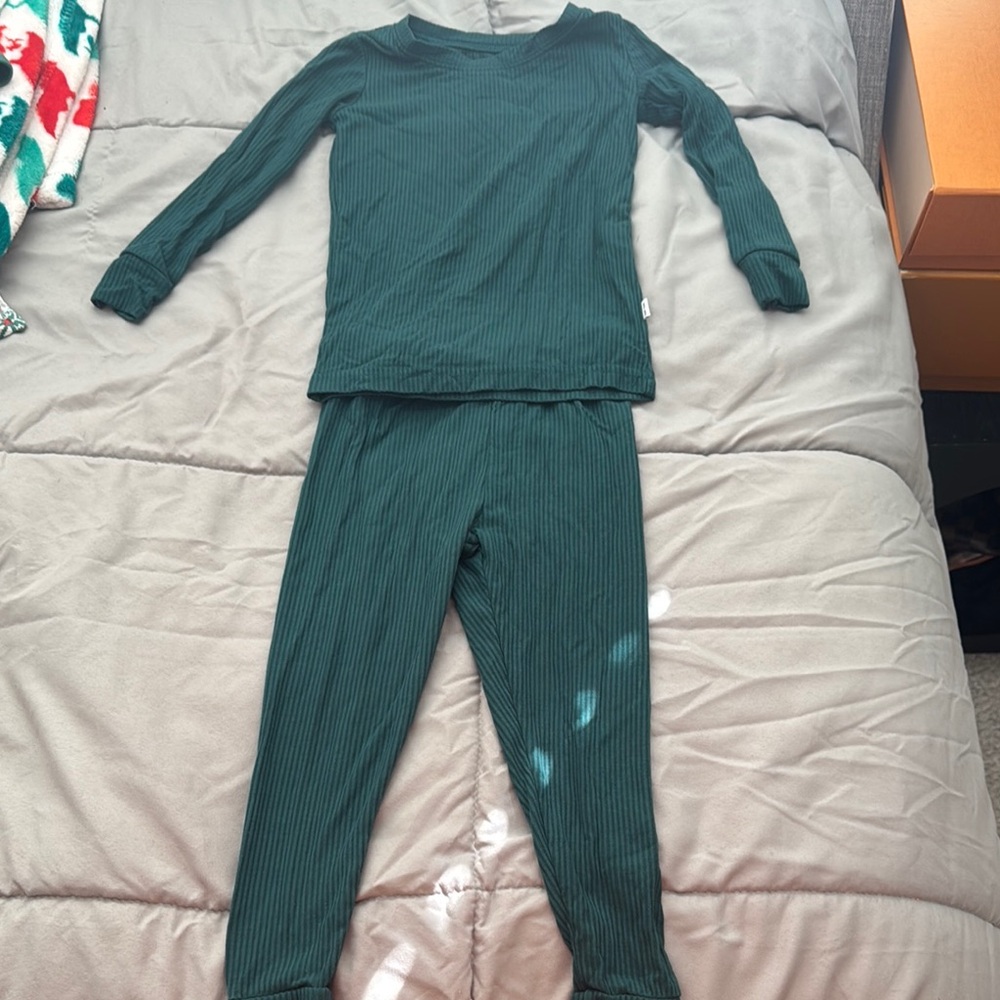 Little Sleepies- ribbed two piece bamboo pjs